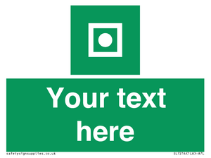 Custom sign safe condition Shipboard general alarm